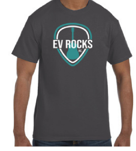 EV Rocks Guitar Pick Logo Shirt