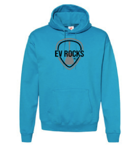 EV Rocks Guitar Pick Hoodie